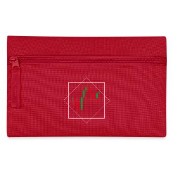 I love stocks Chart  - Federtasche - Rot - Vorne