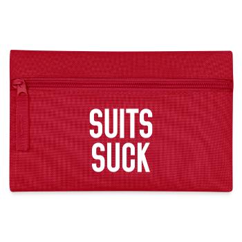 Anzüge saugen - Federtasche - Rot - Vorne