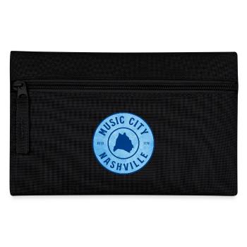 Music City Nashville Badge - Pencil Case - black - Front