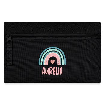 Aurelia Name Rainbow Baby - Pencil Case - black - Front