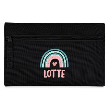 Lotte Name Rainbow Baby - Pencil Case - black - Front
