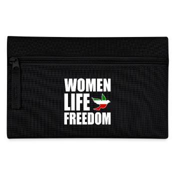 Women life freedom - Pencil Case - black - Front