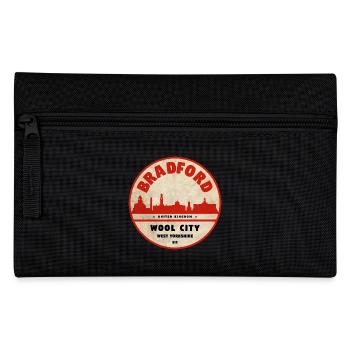 Bradford Wool City Emblem - Pencil Case - black - Front