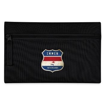 Design des armoiries d'Emmen, Pays-Bas - Trousse - noir - Devant