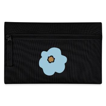Flower Flower Power Scandinavian Children Flower Blue - Pencil Case - black - Front