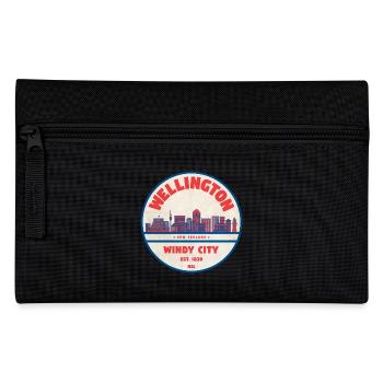 Silhouette de la ville des vents de Wellington - Trousse - noir - Devant