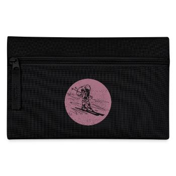 Ski - Skiurlaub und Ski fahren Retro - Federtasche - Schwarz - Vorne