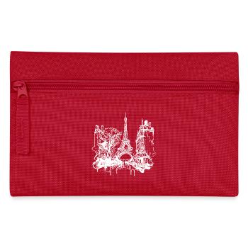 Frankreich Hauptstadt Paris Sightseeing - Federtasche - Rot - Vorne