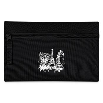 Frankreich Hauptstadt Paris Sightseeing - Federtasche - Schwarz - Vorne