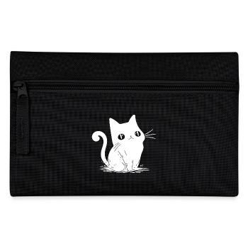 Little Cute Kitten - Pencil Case - black - Front