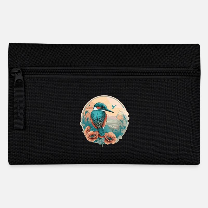 Kingfisher Bird Lovers - Trousse - noir