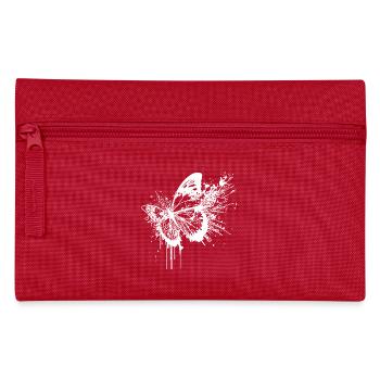 Splash Tattoo Tinte Schmetterling - Federtasche - Rot - Vorne