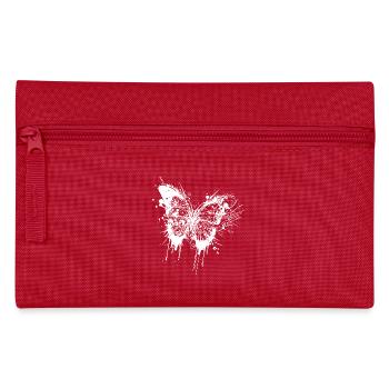 Tattoo Tinte Splash Schmetterling - Federtasche - Rot - Vorne