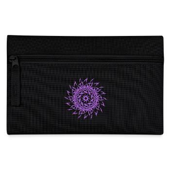 Random patterns rotated modif - Pencil Case - black - Front
