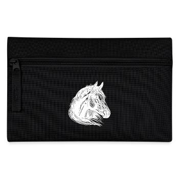 Juments Chevaux Portrait avec une crinière d’une beauté fantastique - Trousse - noir - Devant