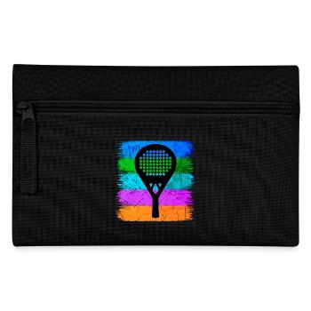 Padel Sport Racket Leisure Padel Game Fans - Pencil Case - black - Front