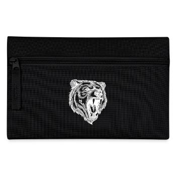 Tête d’ours maléfique sauvage avec des dents pointues - Trousse - noir - Devant