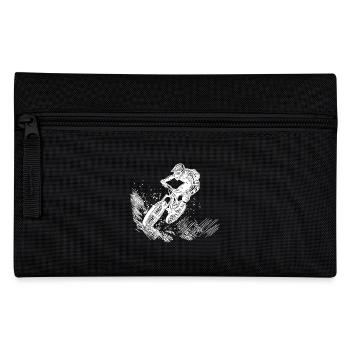 VTT vélo descente saut - Trousse - noir - Devant
