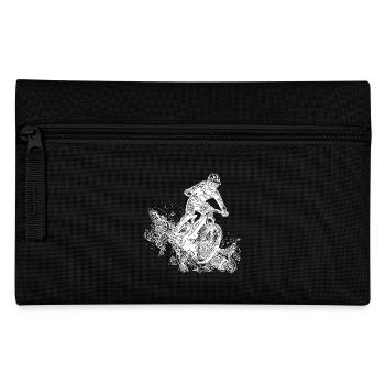 Cyclistes VTT Boue de pluie Descente - Trousse - noir - Devant