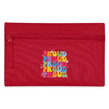 LGBT, Regenbogen, Pride-Monat - Federtasche - Rot - Vorne