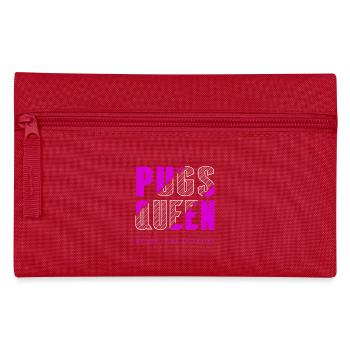 Möpse Königin - Federtasche - Rot - Vorne