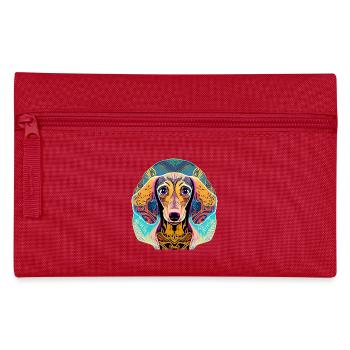 Teckel - Trousse - rouge - Devant
