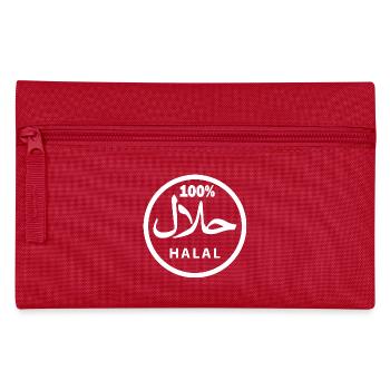 Halal حلال - Federtasche - Rot - Vorne