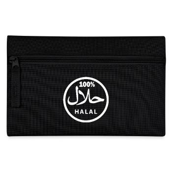 Halal حلال - Pencil Case - black - Front
