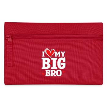Big Brother Frère Amour Coeur Déclaration - Trousse - rouge - Devant