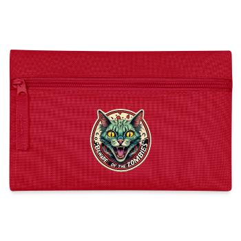 Beware of the Zombies - Pencil Case - red - Front