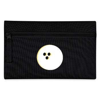 Bowlingkugel, Bowling - Federtasche - Schwarz - Vorne