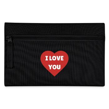 I love you - Trousse - noir - Devant