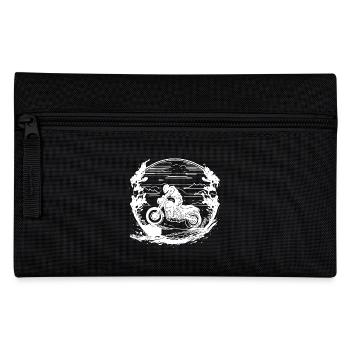 Motor Race, Extreme Sports, Dirt Bike, Off-Road Motorsport - Pencil Case - black - Front