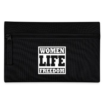 Women life freedom - Pencil Case - black - Front