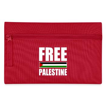 Free palestine - Trousse - rouge - Devant