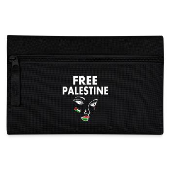 Free palestine - Pencil Case - black - Front