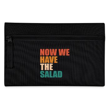 DENGLISH- Now we have the Salad Men's Gifts - Pencil Case - black - Front