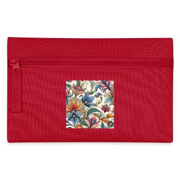 Colorful Plant Flowers - Pencil Case - red - Front