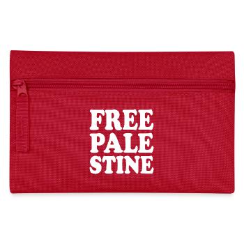 Free palestine - Pencil Case - red - Front