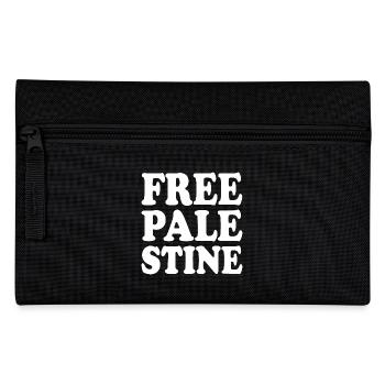 Free palestine - Pencil Case - black - Front