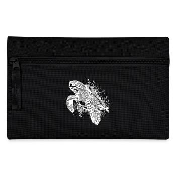 Elegant Diving Turtles for Divers - Pencil Case - black - Front