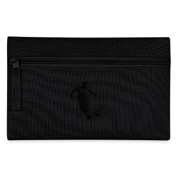 Retro soccer player kicking a ball - Pencil Case - black - Front