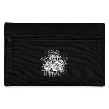 Ackerdesigner mit Traktor Feld Schlepper Experte - Federtasche - Schwarz - Vorne