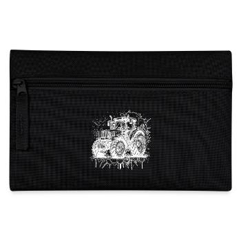 Tractor Splash Design with Field Tractor Experts - Pencil Case - black - Front