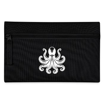 Grim Squid Octopus with Eight Arms - Pencil Case - black - Front