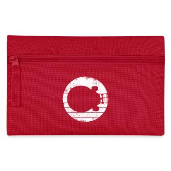 Skateboard Drawing - Pencil Case - red - Front