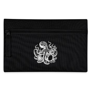 Oktopus spielt Schlagzeug - Federtasche - Schwarz - Vorne