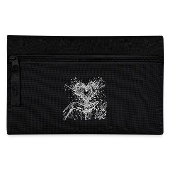 Heart in love bubbling out of hand in splash - Pencil Case - black - Front
