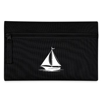 Voilier rapide avec voiles réglées - Trousse - noir - Devant
