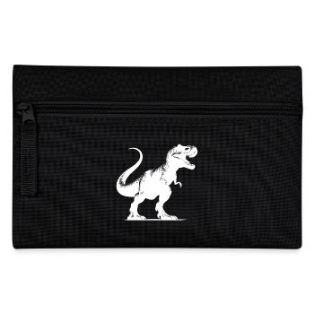 Massive T-Rex Dinosaur - Tyrannosaurus Dino - Pencil Case - black - Front